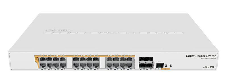 Switch Mikrotik CRS328-24P-4S+RM 24 Porturi PoE+ Rackabil
