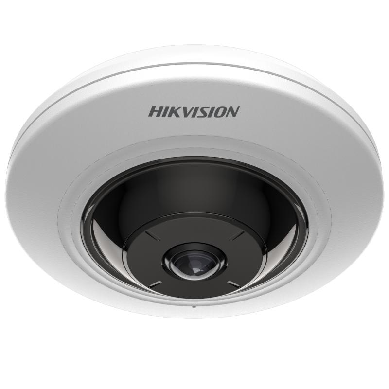 Cameră IP Fisheye 5MP Hikvision - Obiectiv 1.05mm IR 8m