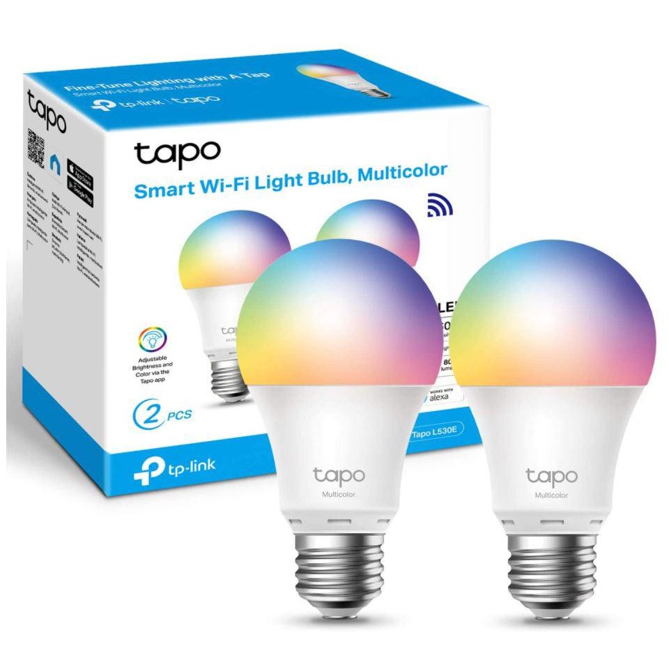 TP-Link Tapo L530E x2 Bec Smart Wi-Fi Multicolor E27