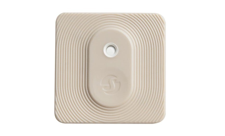 Senzor de temperatura si umiditate Shelly BLU HT MOCHA, Bluetooth, control aplicatie, IP54, cafeniu