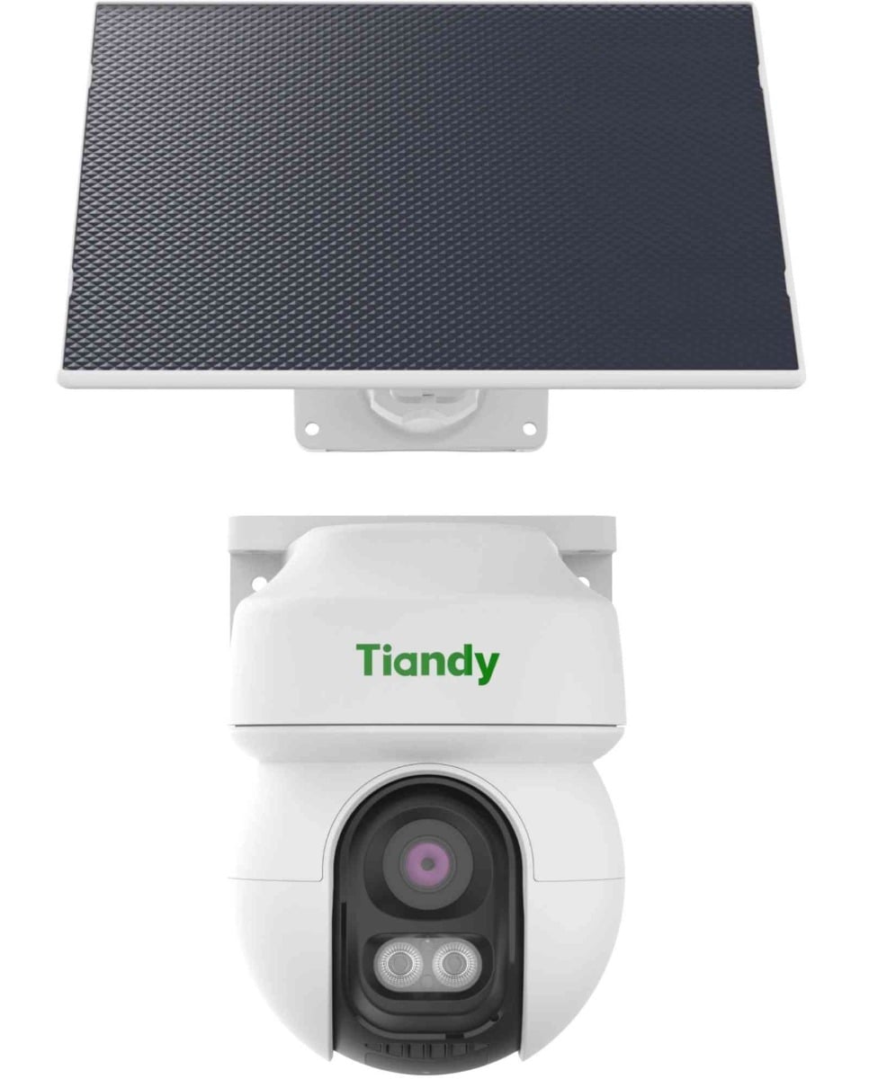 Camera supraveghere 4G Tiandy cu panou solar, 3MP, IP65