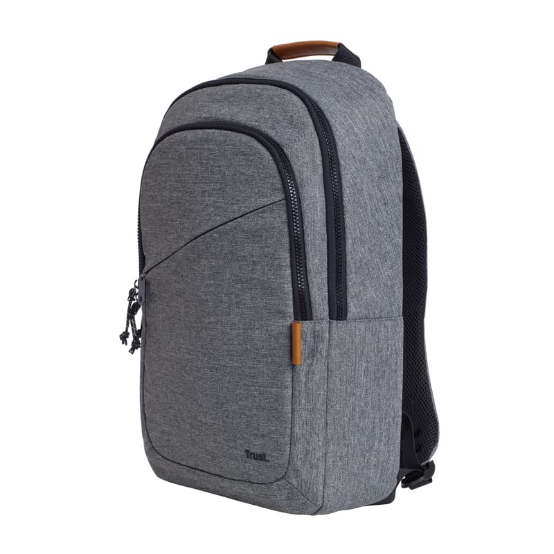 Rucsac Laptop Trust Avana 16" Gri - 20L, Eco-Friendly - imagine 5