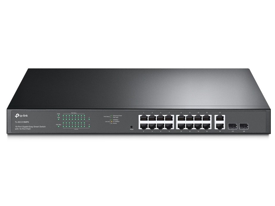 Switch TP-Link 16x PoE+ 250W | TL-SG1218MP