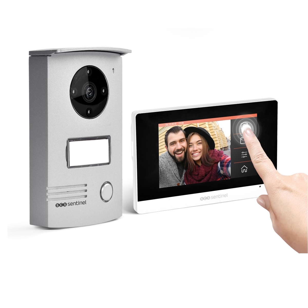 Videointerfon SCS Sentinel VISIODOOR 4.3+, Tactil