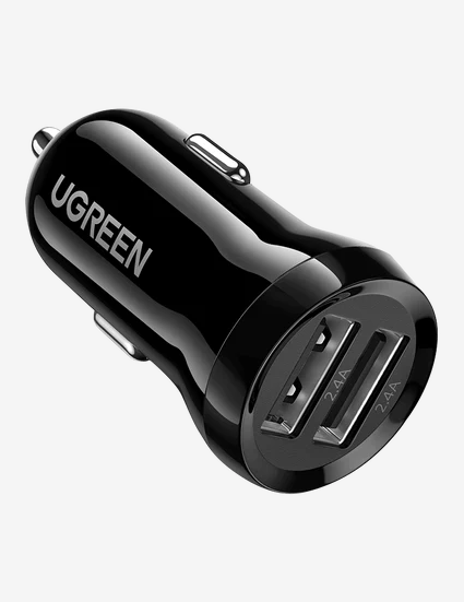 Încărcător Auto UGREEN 2xUSB 24W - Rapid și Compact - imagine 1