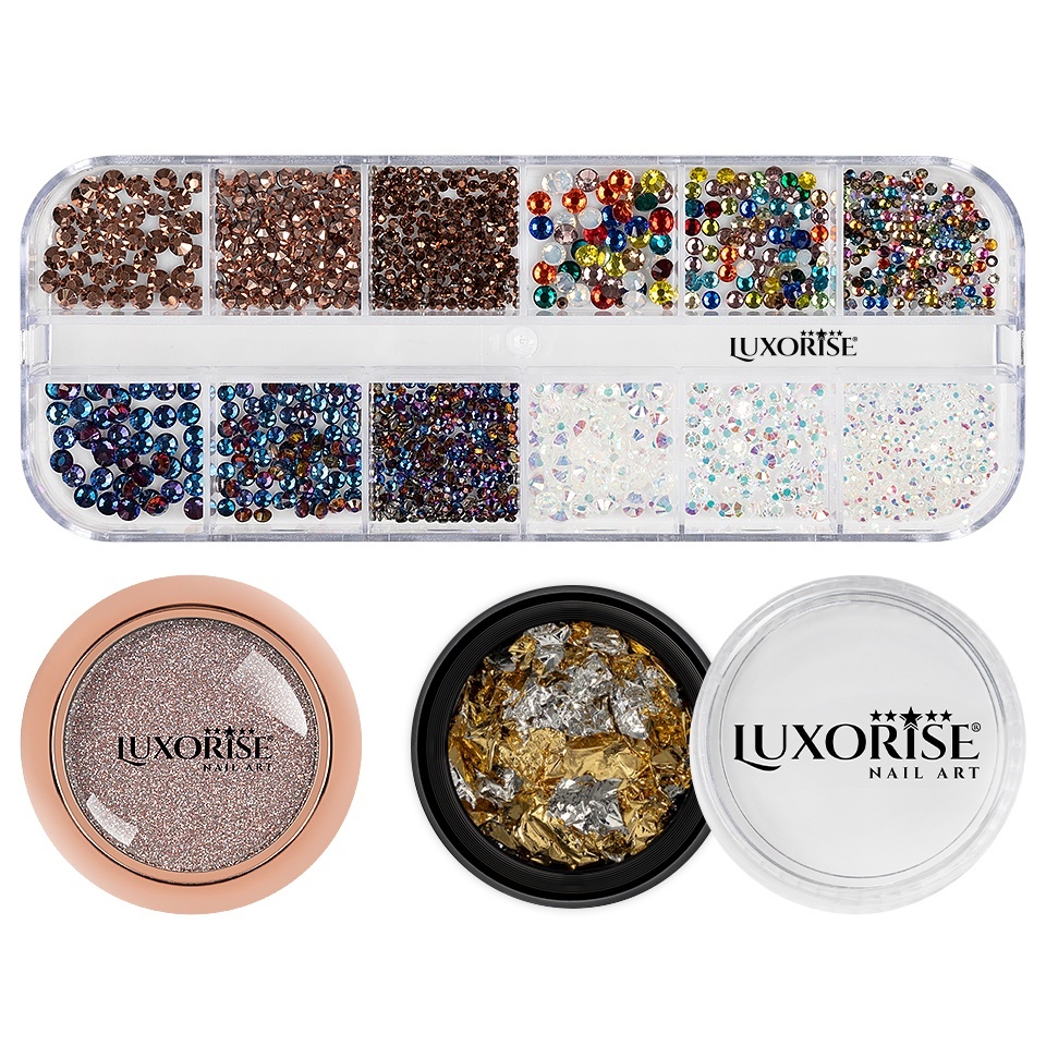 Set Nail Art Shimmer Touch
