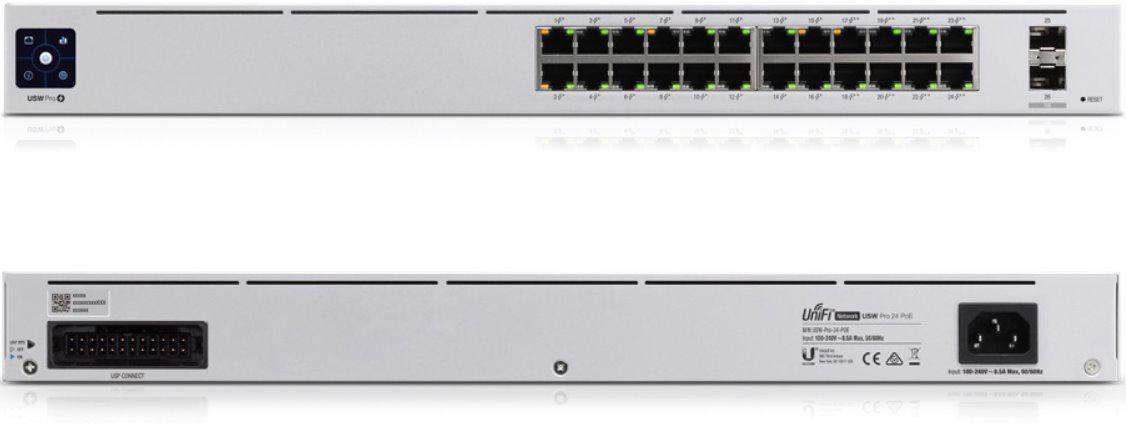 Switch Ubiquiti UniFi PRO 24 Porturi PoE+ PoE++ Gigabit