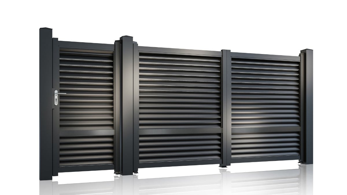 Set porți aluminiu Virtuoso Jaluzea Suprem, întreținere zero