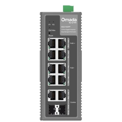 Switch industrial TP-LINK Omada IES210GPP, 8 porturi Gigabit