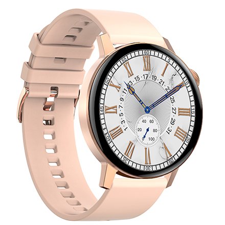 Smartwatch Forever VIVE4 SB-350 rose gold, autonomie 4 zile