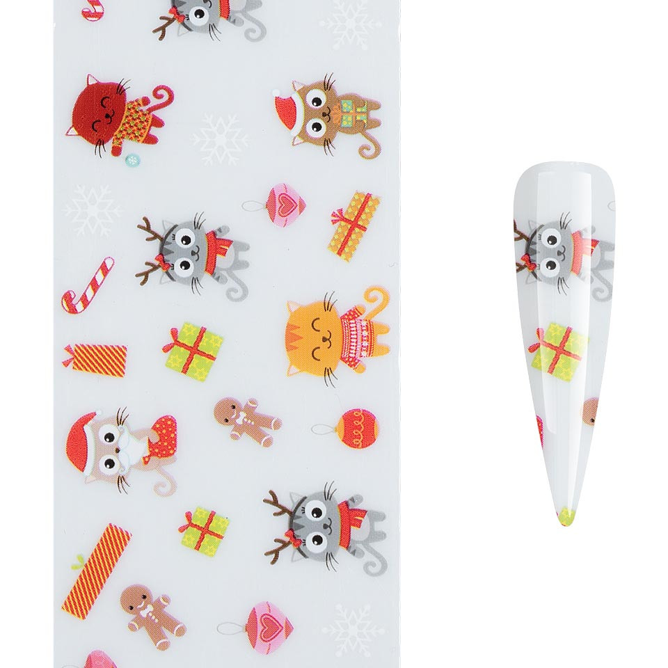 Folie Transfer Unghii LUXORISE Christmas Owl