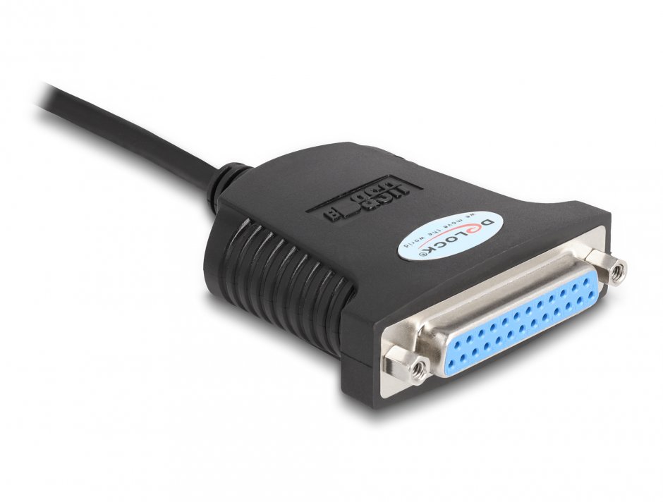 Cablu USB la Paralel Delock 0.8m - imagine 2