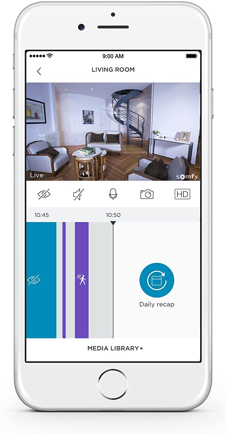 Camera Somfy One: Supraveghere Full HD și Alarmă Integrată - imagine 3