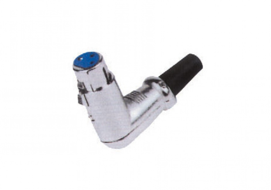 Conector XLR 3 Pin Mama 90° Lipit