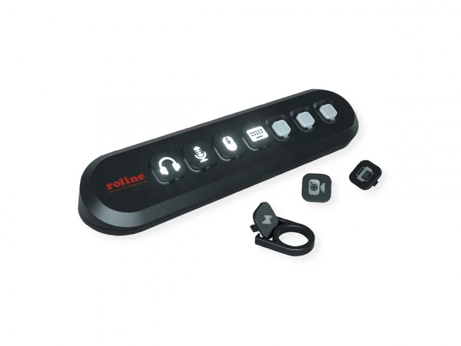 Hub USB 3.2 Gen1 Roline, 7 Porturi, Incarcare 18W