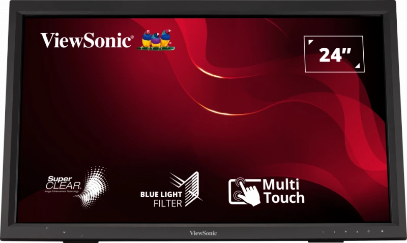 Monitor Tactil ViewSonic TD2423 24" Full HD Touch Negru