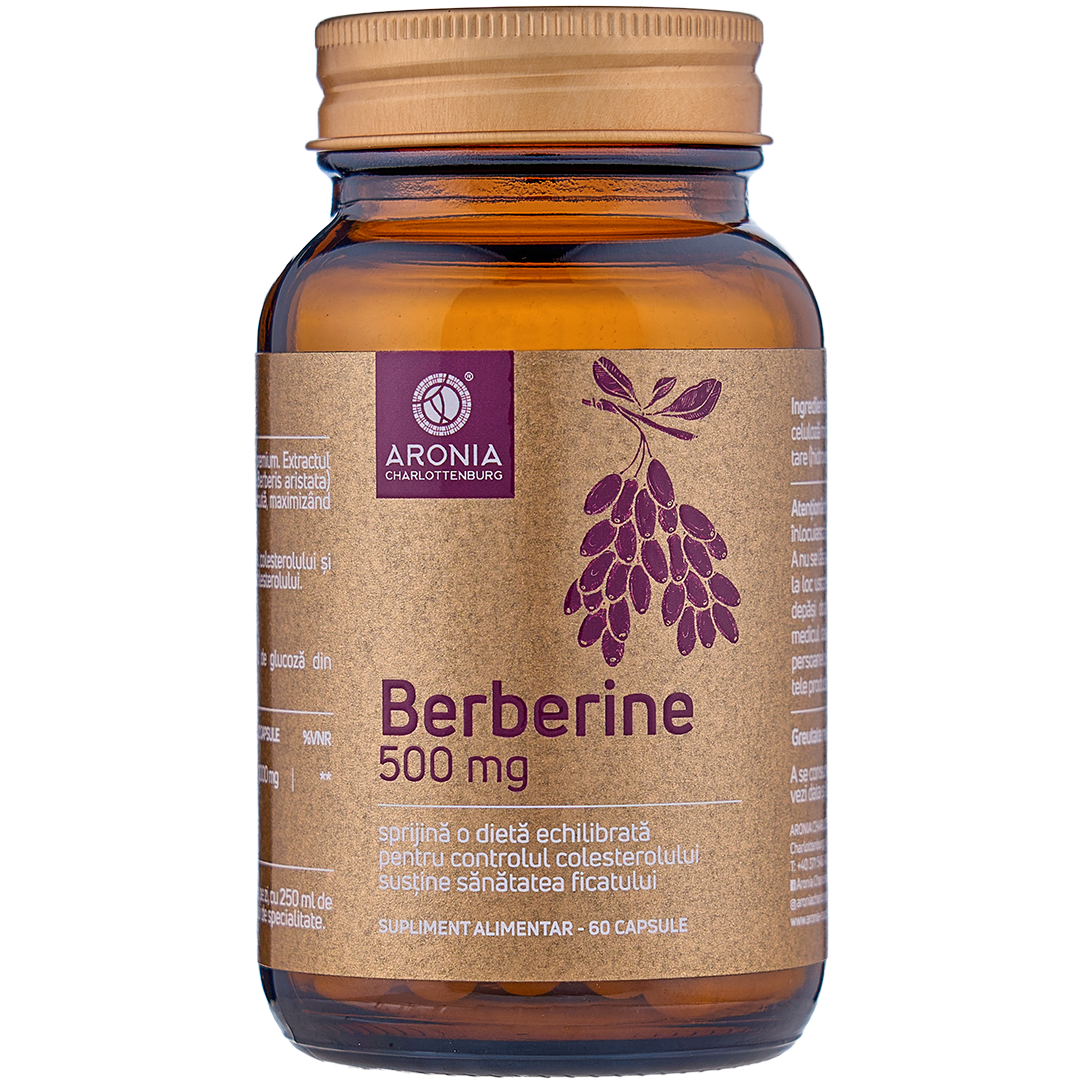 Berberină 500mg 60cps Aronia - Echilibru Glicemic