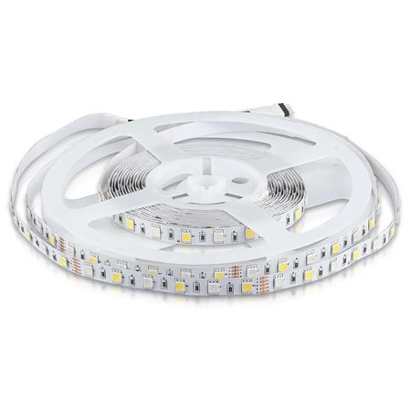 Banda LED RGB + Alb Cald V-TAC 5M, 12V