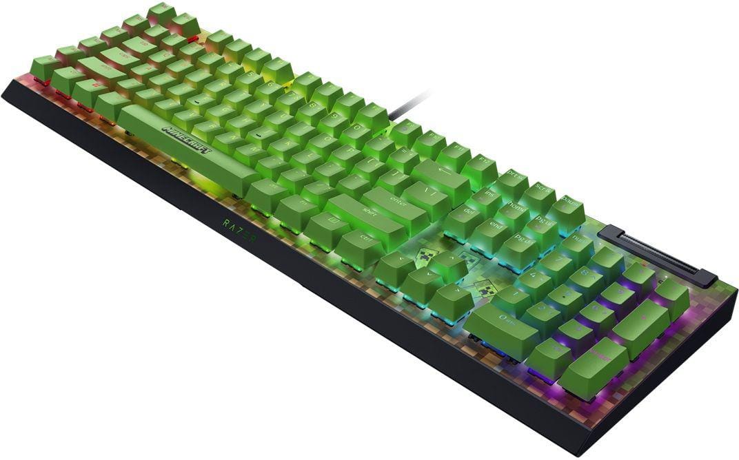 Tastatura Gaming Razer BlackWidow V4 X Minecraft Edition - imagine 4