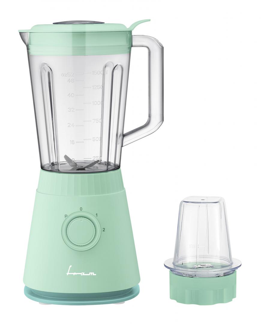 Blender Fram FBL-R600GBL 600W cu Rășnită | Cana 1.5L
