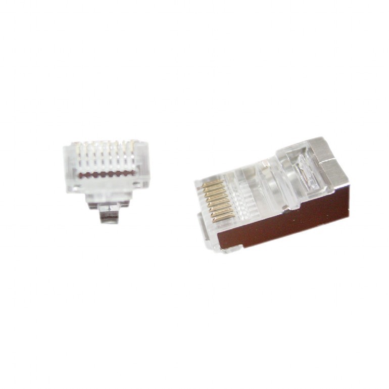 Mufe RJ-45 Pass-Through Gembird 50 buc - Cat5e Ecranate