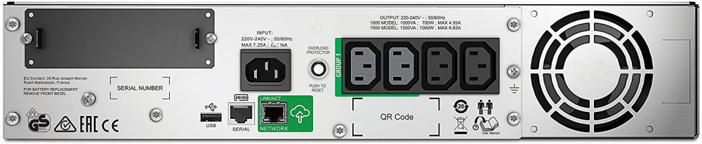 UPS APC Smart-UPS 1500VA/1000W - Protecție Inteligentă Servere - imagine 2