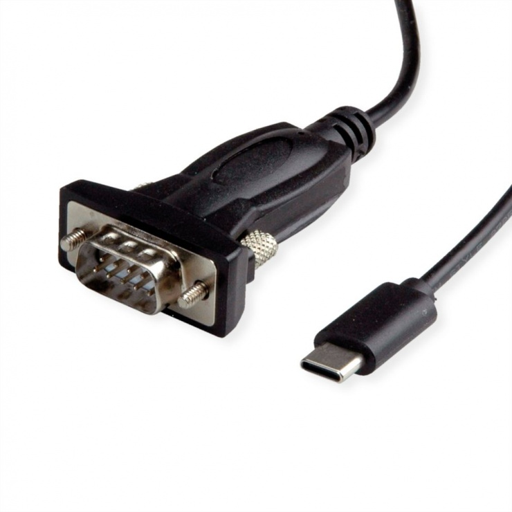 Adaptor USB-C la Serial RS232 Value 1.8m