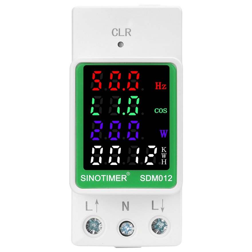Contor Monofazat Sinotimer 100A, Display LED