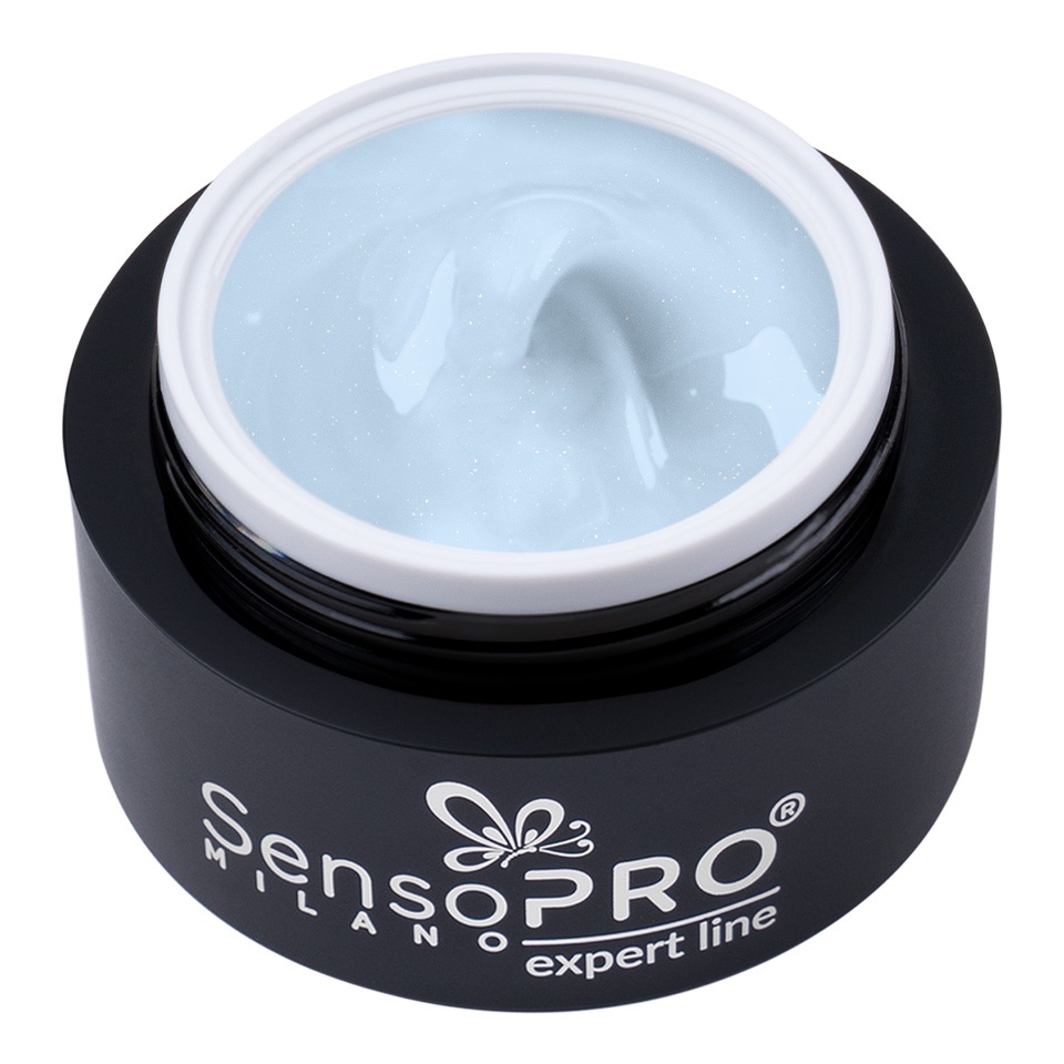 Gel Constructie Shimmer Baby Blue SensoPRO 30ml