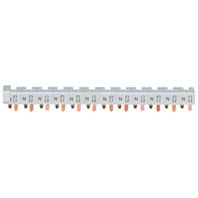 Busbar împărțire faze Hager KBN663A, 12 module, 4P