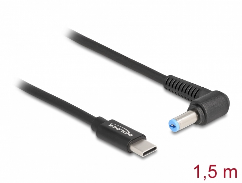 Cablu alimentare Delock USB-C la Acer, 1.5m