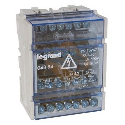 Repartitor Legrand 4P 100A, 4 module
