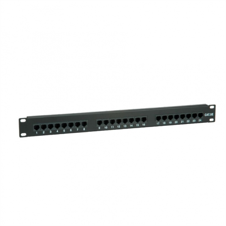 Patch Panel UTP Cat.5e 24 Porturi Value
