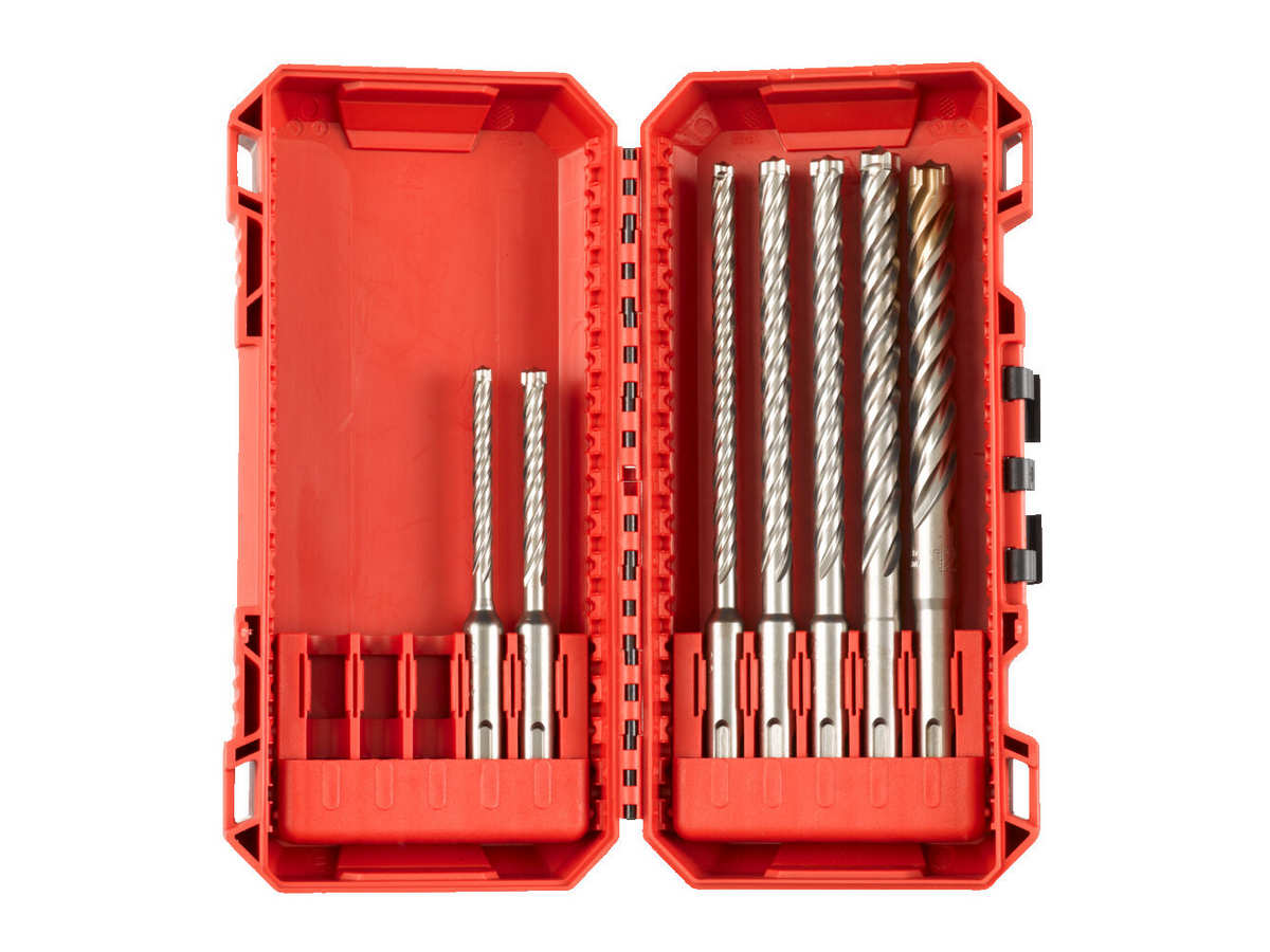 Set burghie Milwaukee SDS-Plus MX4, 7 piese - imagine 1