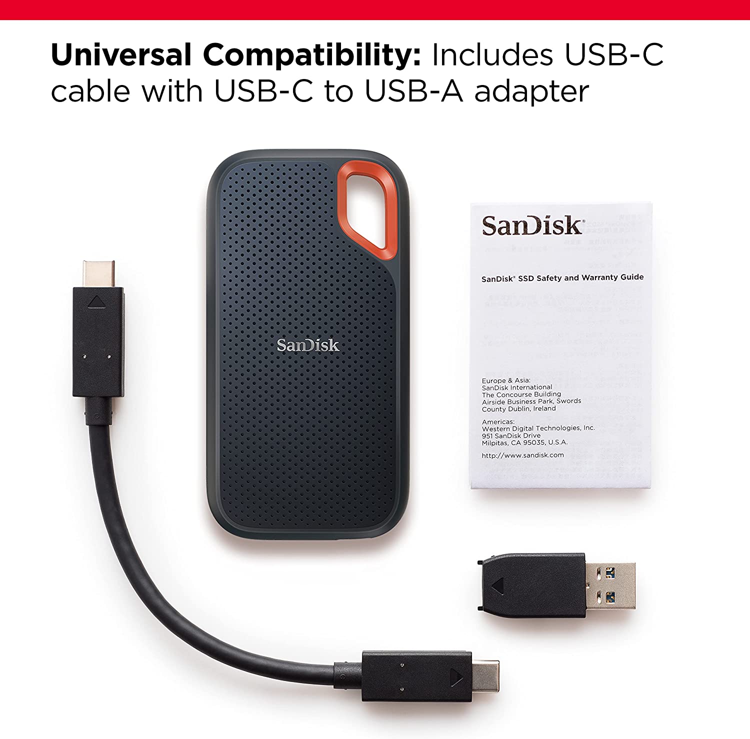SSD Extern Sandisk Extreme V2 2TB NVMe - 1050MB/s USB 3.2 - imagine 3
