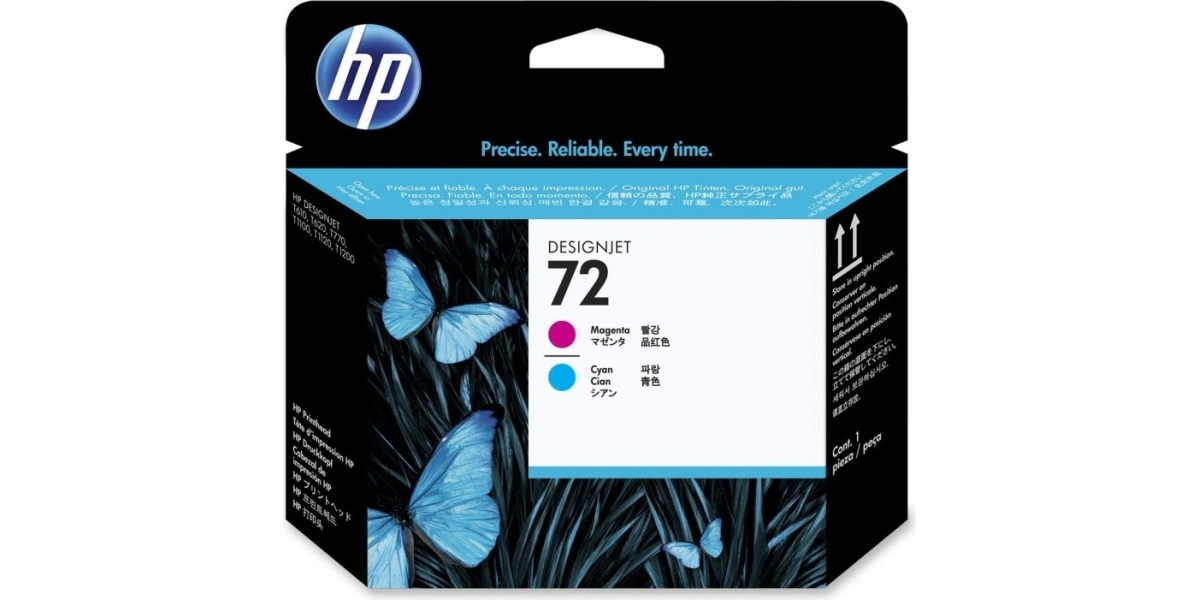 Cap Printare HP 72 Magenta/Cyan C9383A Original pentru DesignJet