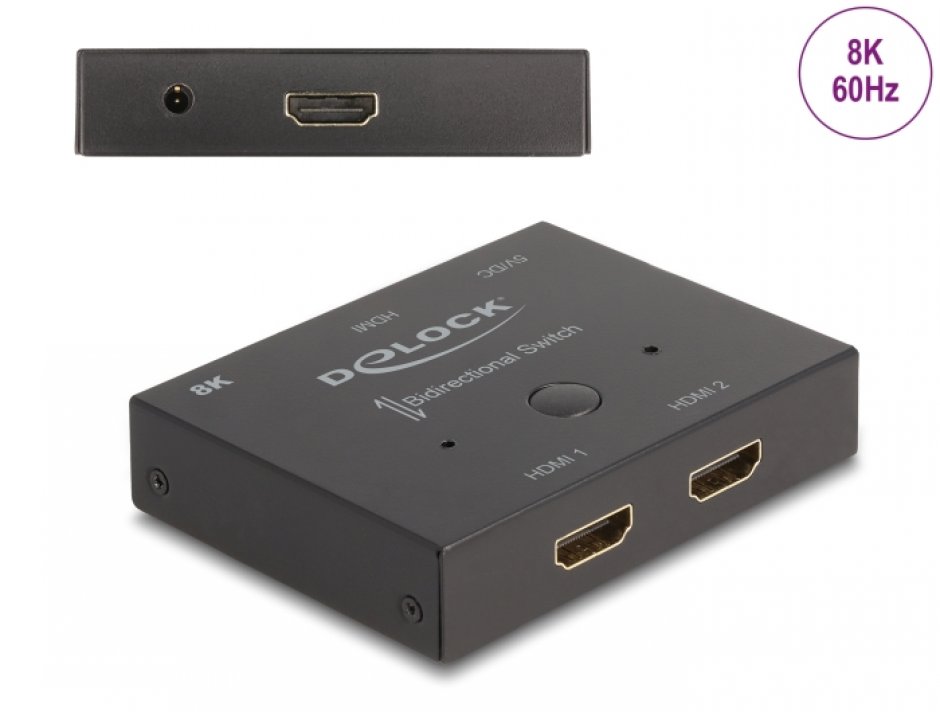 Switch HDMI Bidirectional 8K Delock 18776