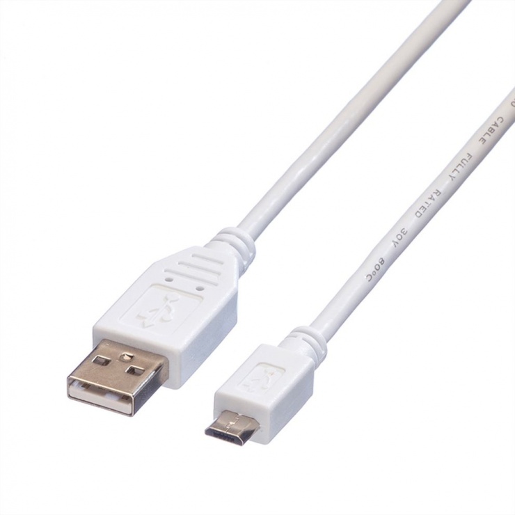 Cablu USB 2.0 la Micro USB-B 0.15m Value