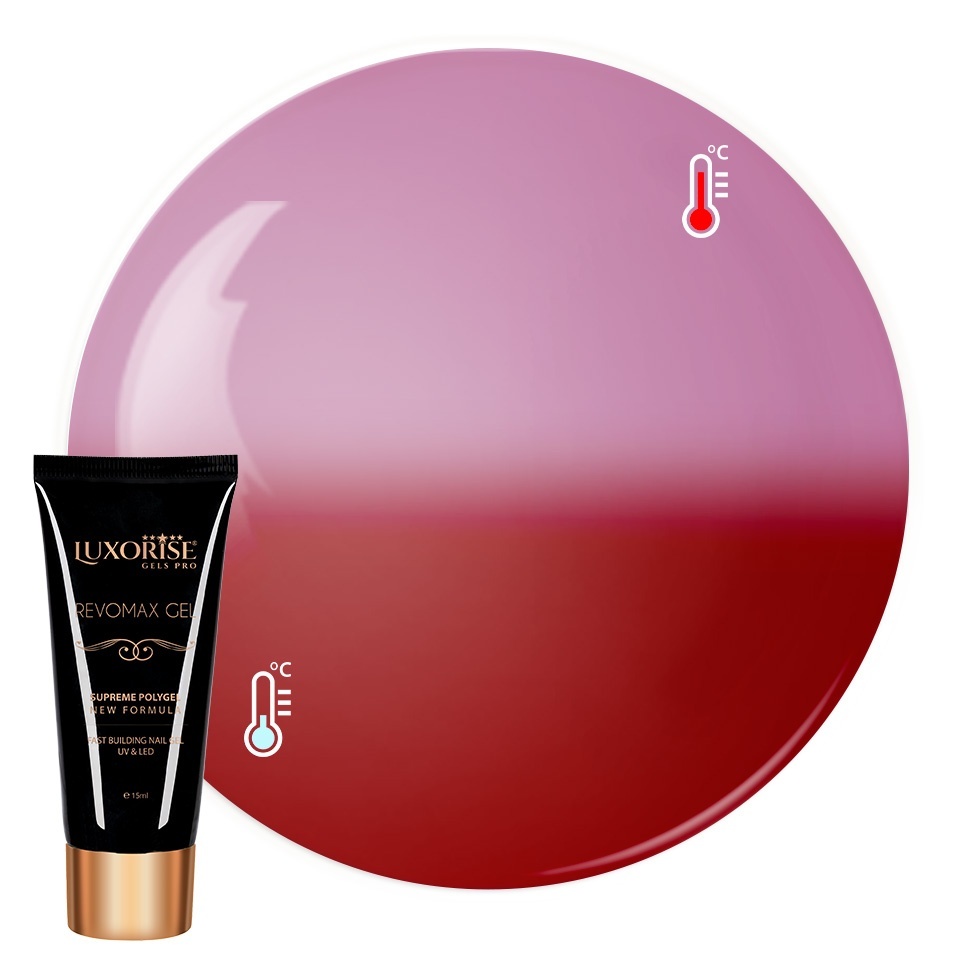 Polygel Thermo Ruby Flaming Luxorise, 15ml