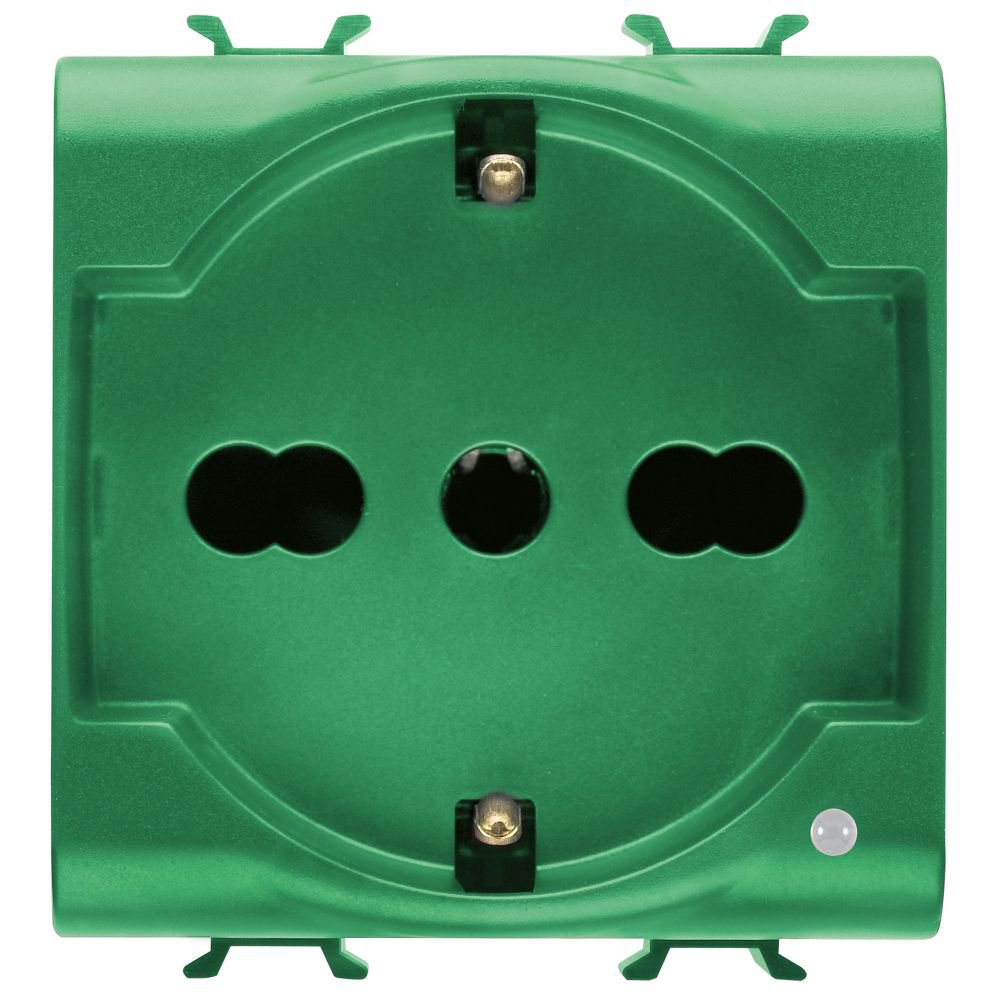 Priza Gewiss 16A Linii Dedicate Verde