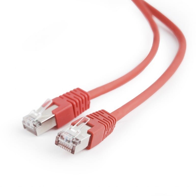 Cablu Rețea GEMBIRD Cat5e 2m Roșu - Conexiune Stabilă - imagine 2