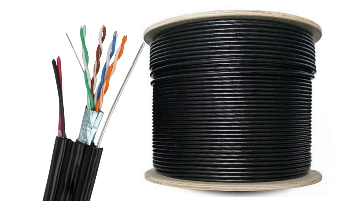 Cablu FTP Cat5e Safer cu Alimentare Integrată