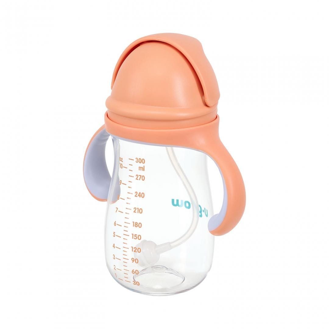 Cana cu Pai Tritan 300ml Orange U-Grow - Fără BPA - imagine 4