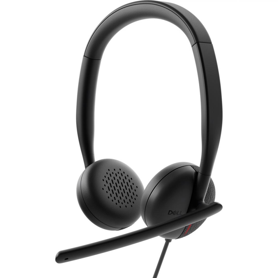 Cască Profesională Dell WH3024 USB-C cu Anulare Zgomot AI