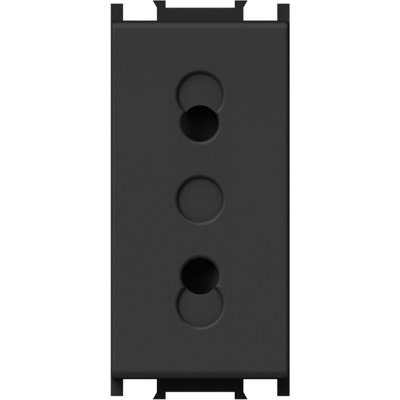 Priză Modul Euro 10A Negru TEM, IP20