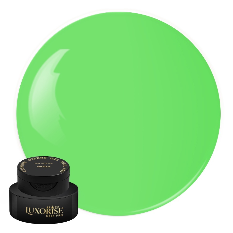Gel UV Nail Art Babyboomer LUXORISE Cushion Ombre Prime - Lime Pulse, 2ml