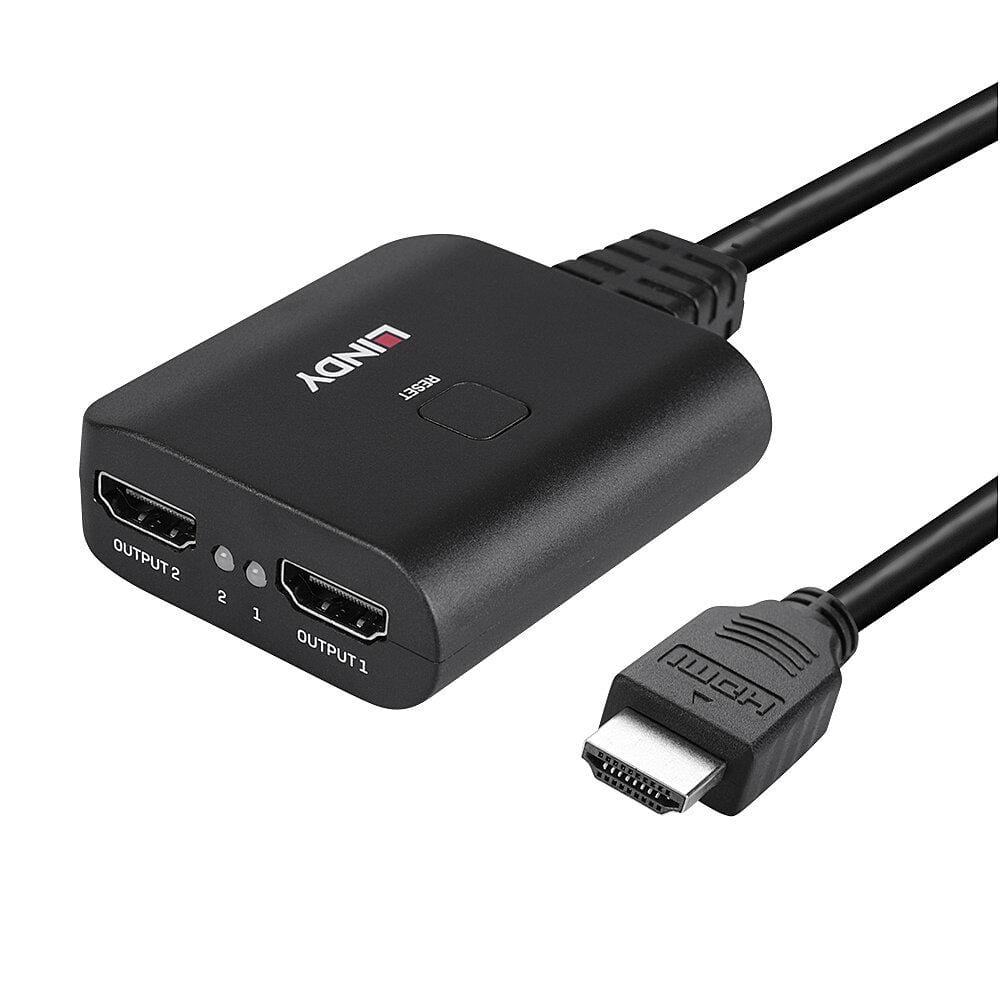 Cablu Lindy HDMI 4K60 2 Porturi 18Gbps 50cm Negru - imagine 6