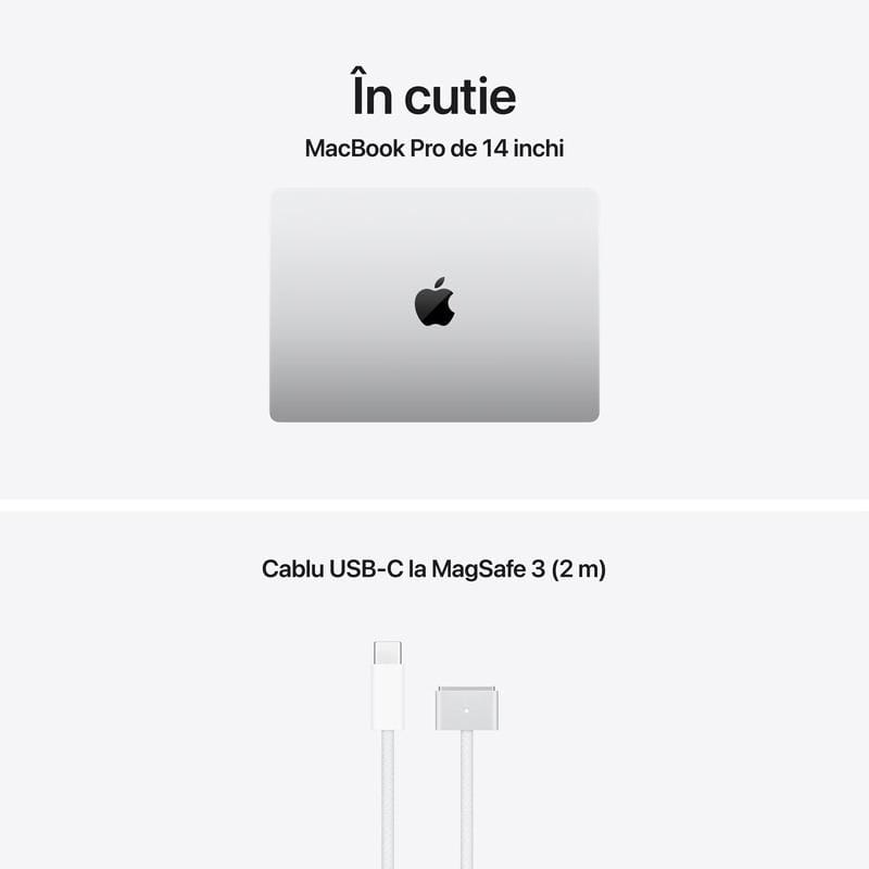 Laptop Apple MacBook Pro 14.2 M5 32GB 2TB Silver 2025 - imagine 4