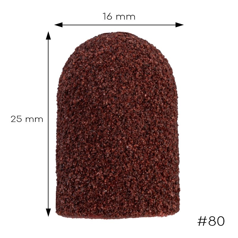 Capison pedichiura 16/25 Duritate 80 - Set 5 buc Nailshop