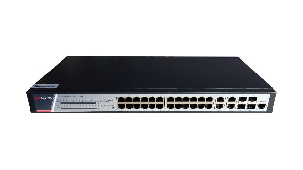 Switch Hikvision 24 Porturi PoE Managed - 370W, Gigabit - imagine 2